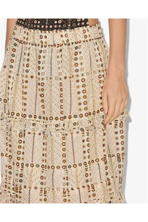 Diya long printed cotton voile skirt MARANT ÉTOILE | JU0239FAC1J19E23EC